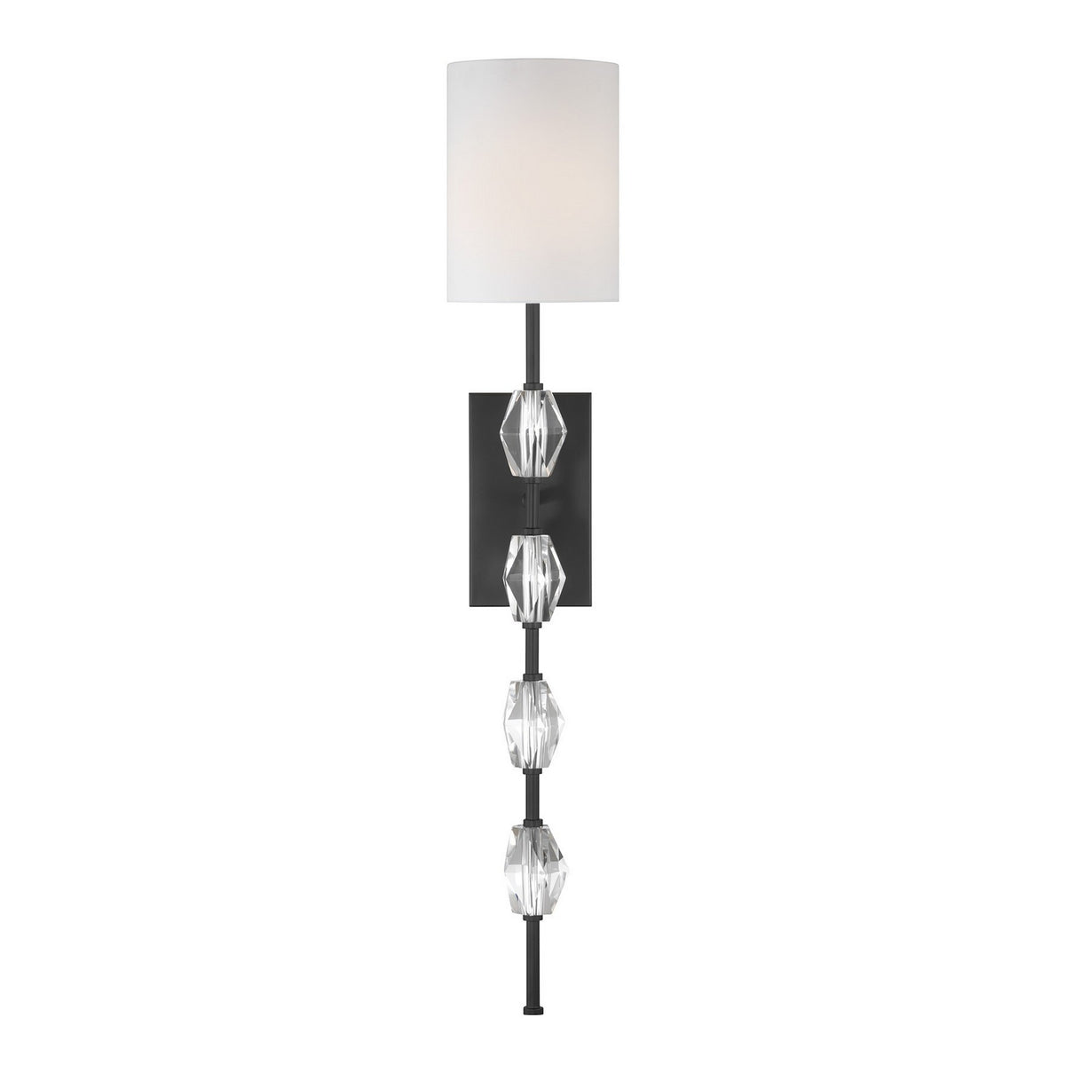 Savoy House - 9-9520-1-89 - One Light Wall Sconce - Sebring - Matte Black