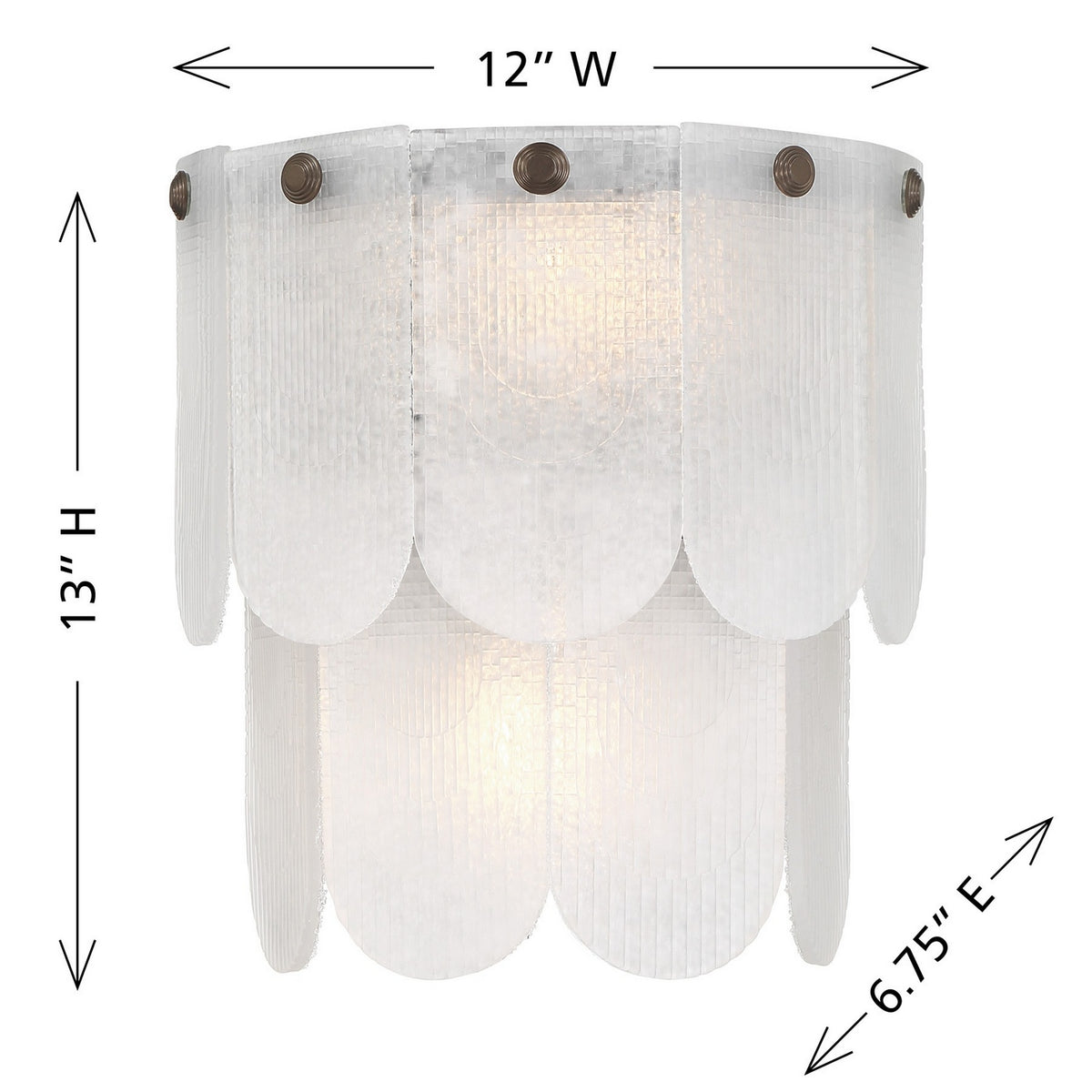 Savoy House - 9-9803-2-15 - Two Light Wall Sconce - Ashton - Mediterranean Bronze