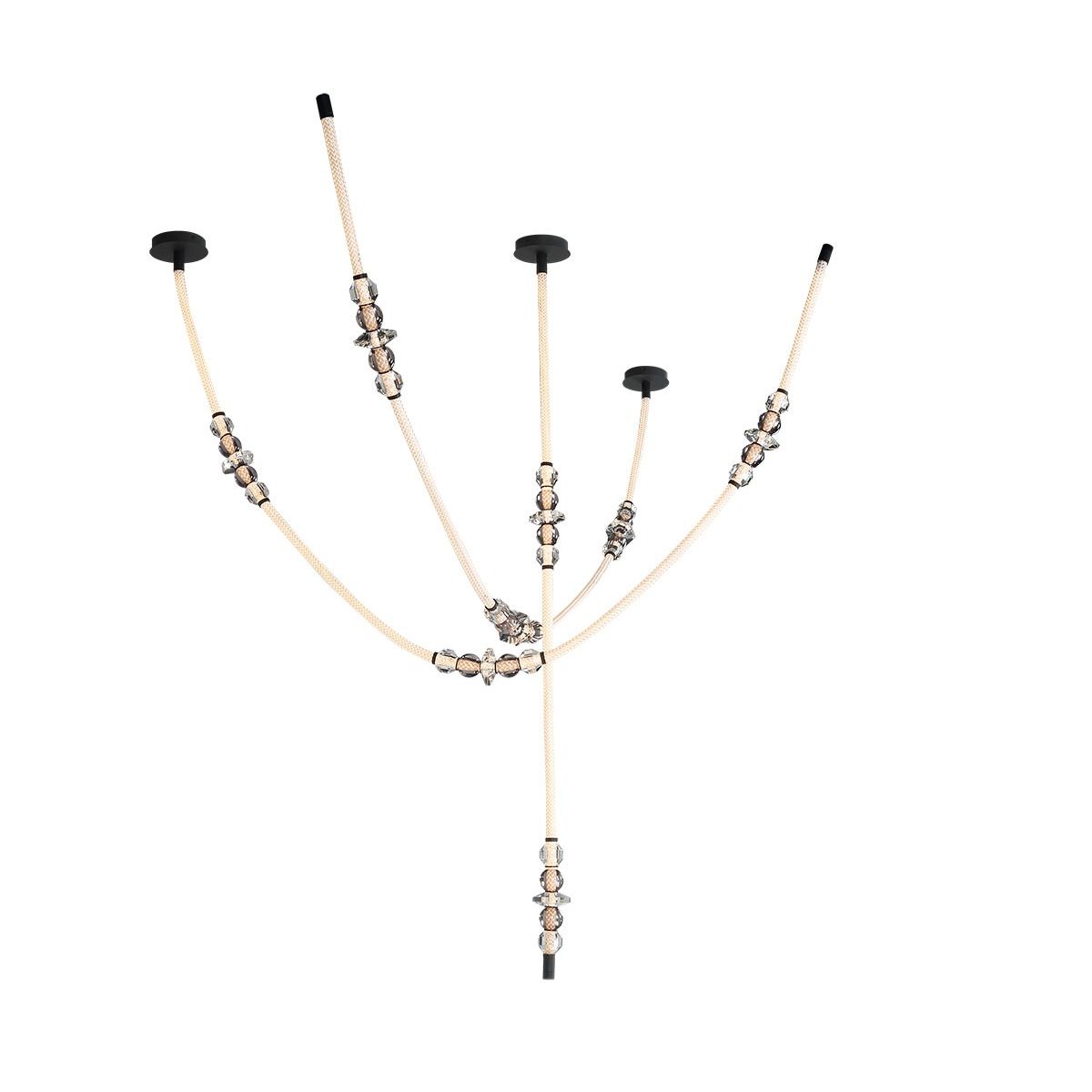 Lib & Co. Canada - 12415-02 - LED Chandelier - Alcamo - Matte black