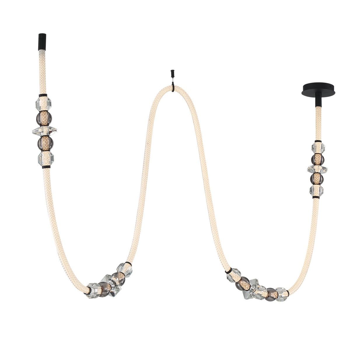 Lib & Co. Canada - 12416-02 - LED Chandelier - Alcamo - Matte black