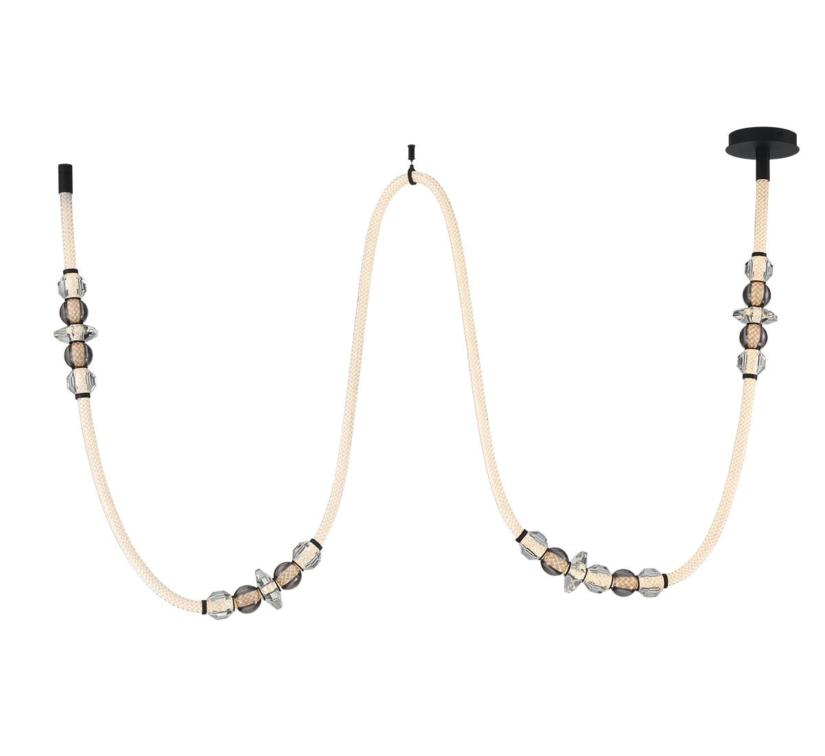 Lib & Co. Canada - 12416-02 - LED Chandelier - Alcamo - Matte black