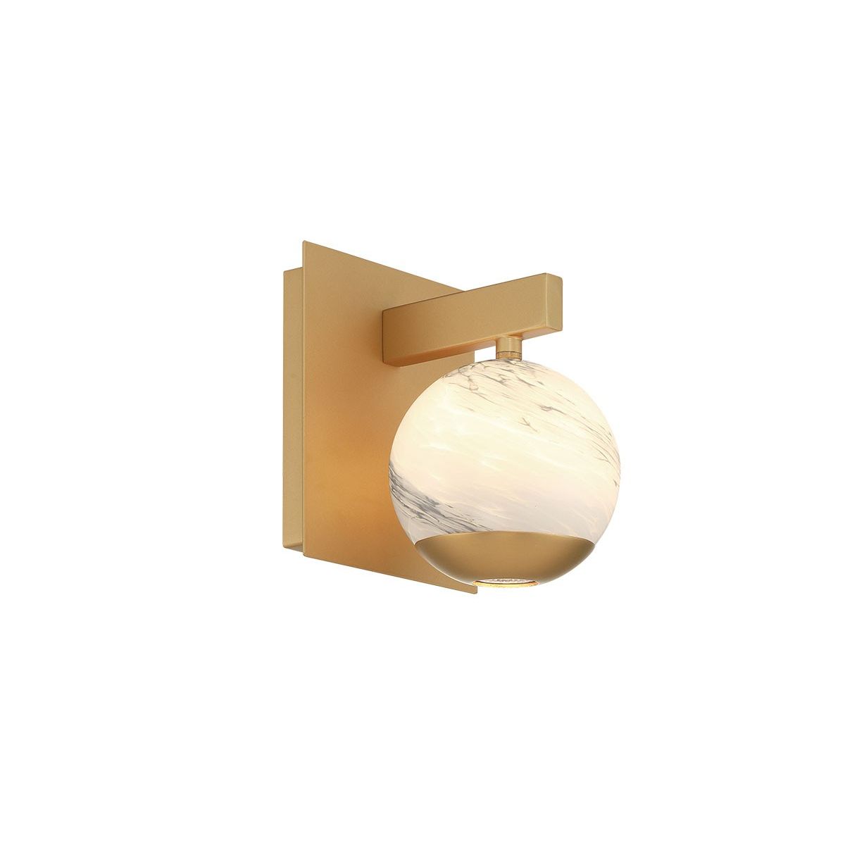 Lib & Co. Canada - 12353-030 - LED Wall Mount - Baveno - Painted antique brass