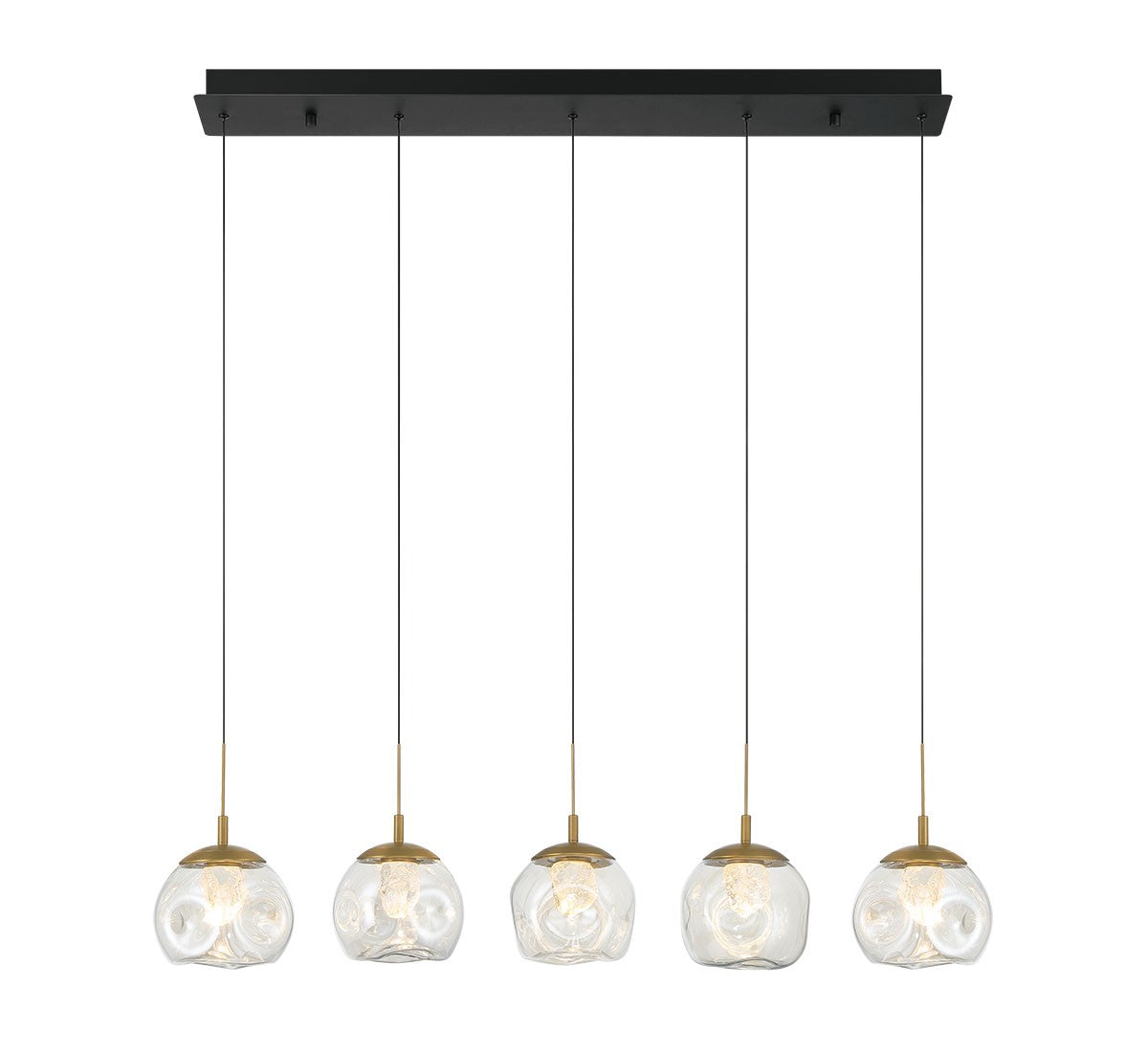 Lib & Co. Canada - 12444-02 - LED Chandelier - Camerino - Matte black