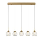Lib & Co. Canada - 12444-030 - LED Suspendu - Camerino - Laiton antique peint