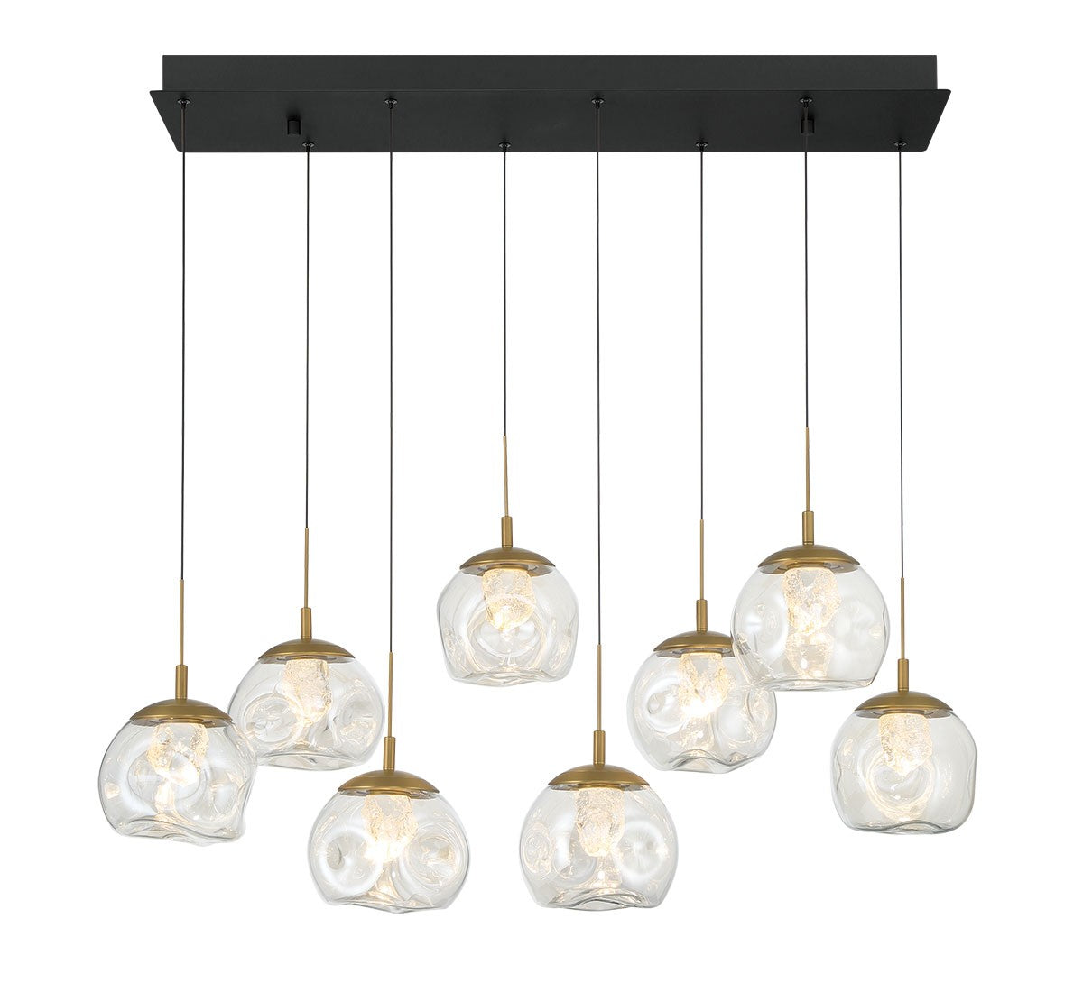 Lib & Co. Canada - 12445-02 - LED Chandelier - Camerino - Matte black
