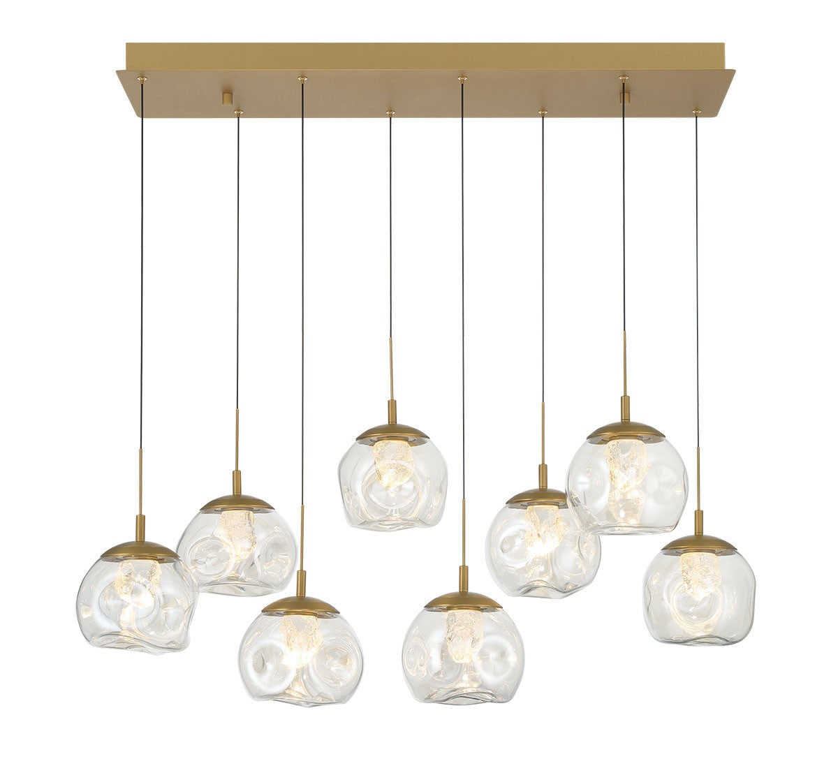 Lib & Co. Canada - 12445-030 - LED Chandelier - Camerino - Painted antique brass