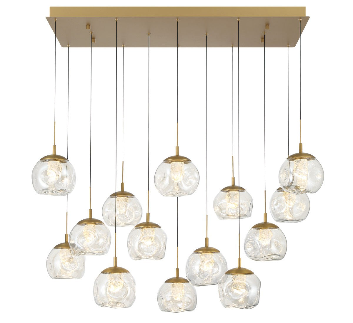 Lib & Co. Canada - 12446-030 - LED Chandelier - Camerino - Painted antique brass