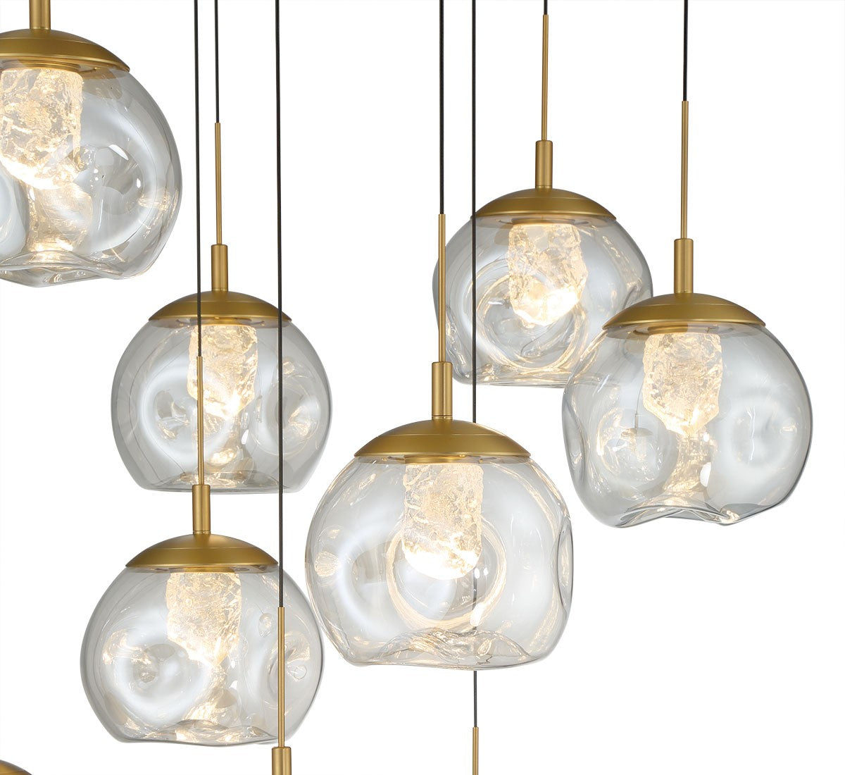 Lib & Co. Canada - 12446-030 - LED Chandelier - Camerino - Painted antique brass