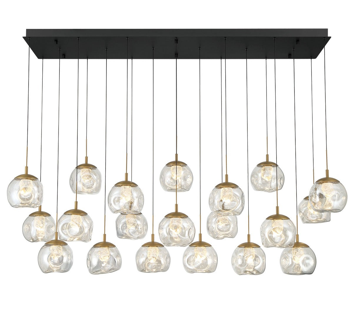 Lib & Co. Canada - 12447-02 - LED Chandelier - Camerino - Matte black