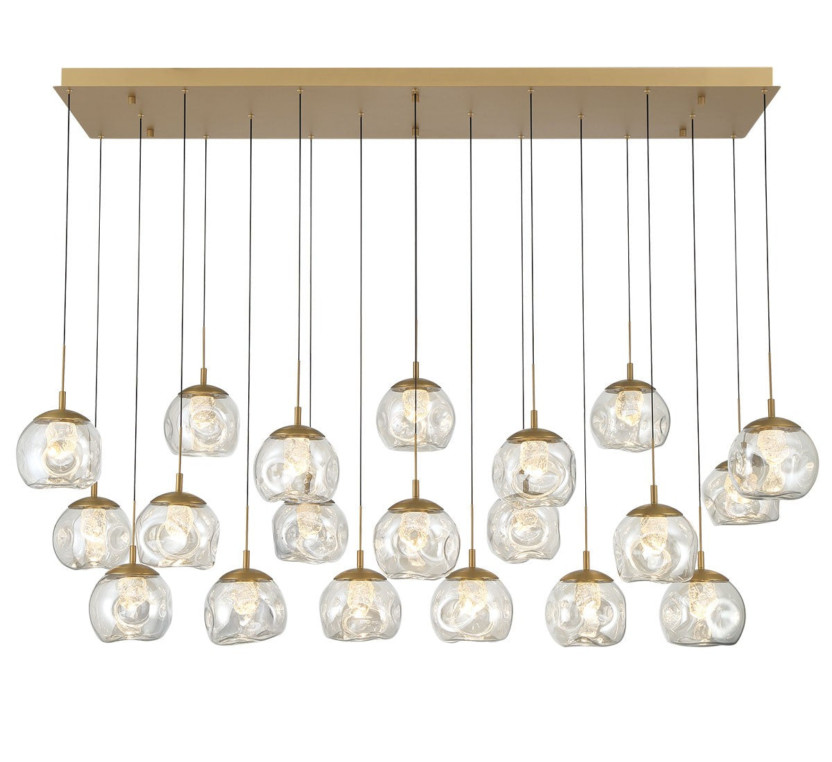 Lib & Co. Canada - 12447-030 - LED Chandelier - Camerino - Painted antique brass
