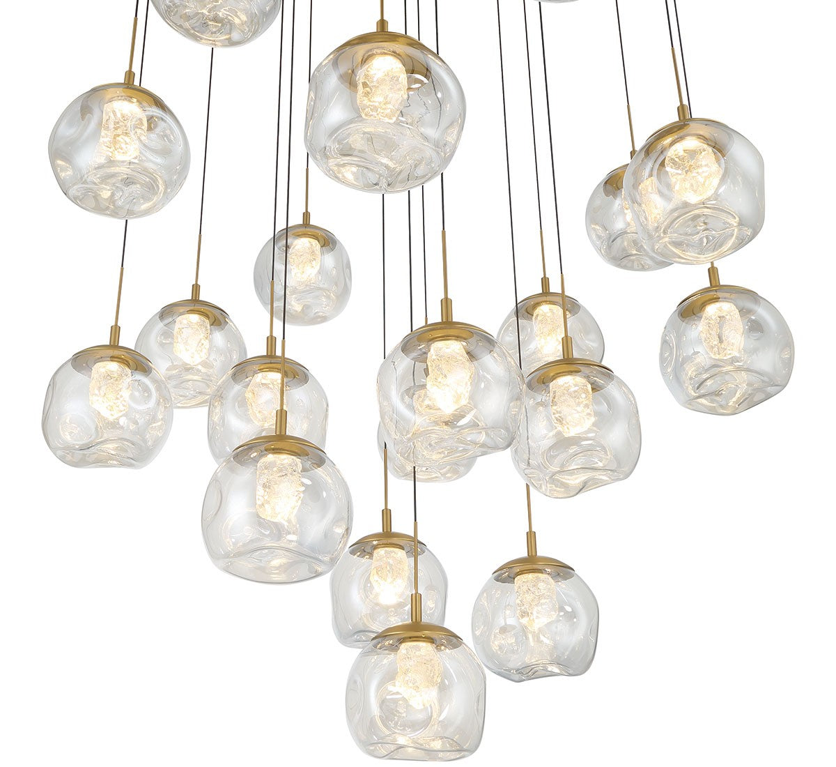 Lib & Co. Canada - 12447-030 - LED Chandelier - Camerino - Painted antique brass