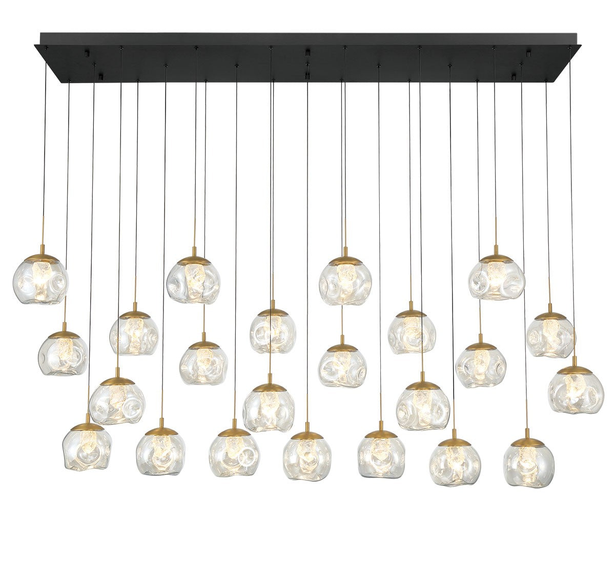 Lib & Co. Canada - 12448-02 - LED Chandelier - Camerino - Matte black
