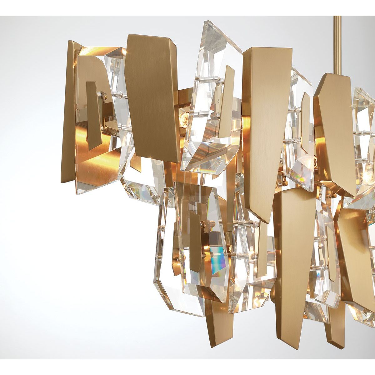 Lib & Co. Canada - 12404-037 - 14 Light Linear Chandelier - Castellana - Brushed brass