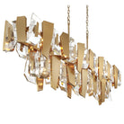 Lib & Co. Canada - 12404-037 - 14 Light Linear Chandelier - Castellana - Brushed brass
