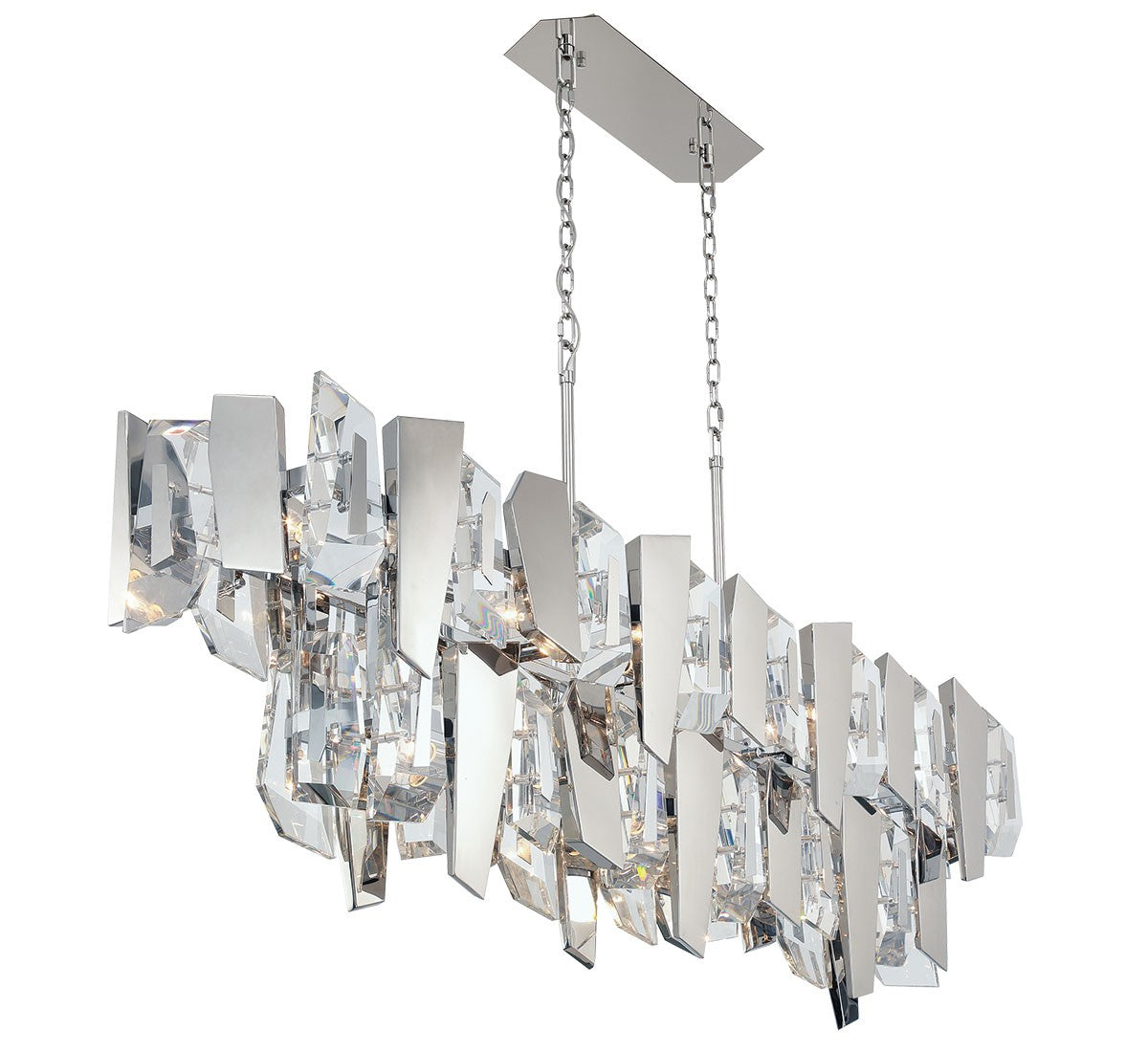 Lib & Co. Canada - 12404-01 - 14 Light Linear Chandelier - Castellana - Chrome