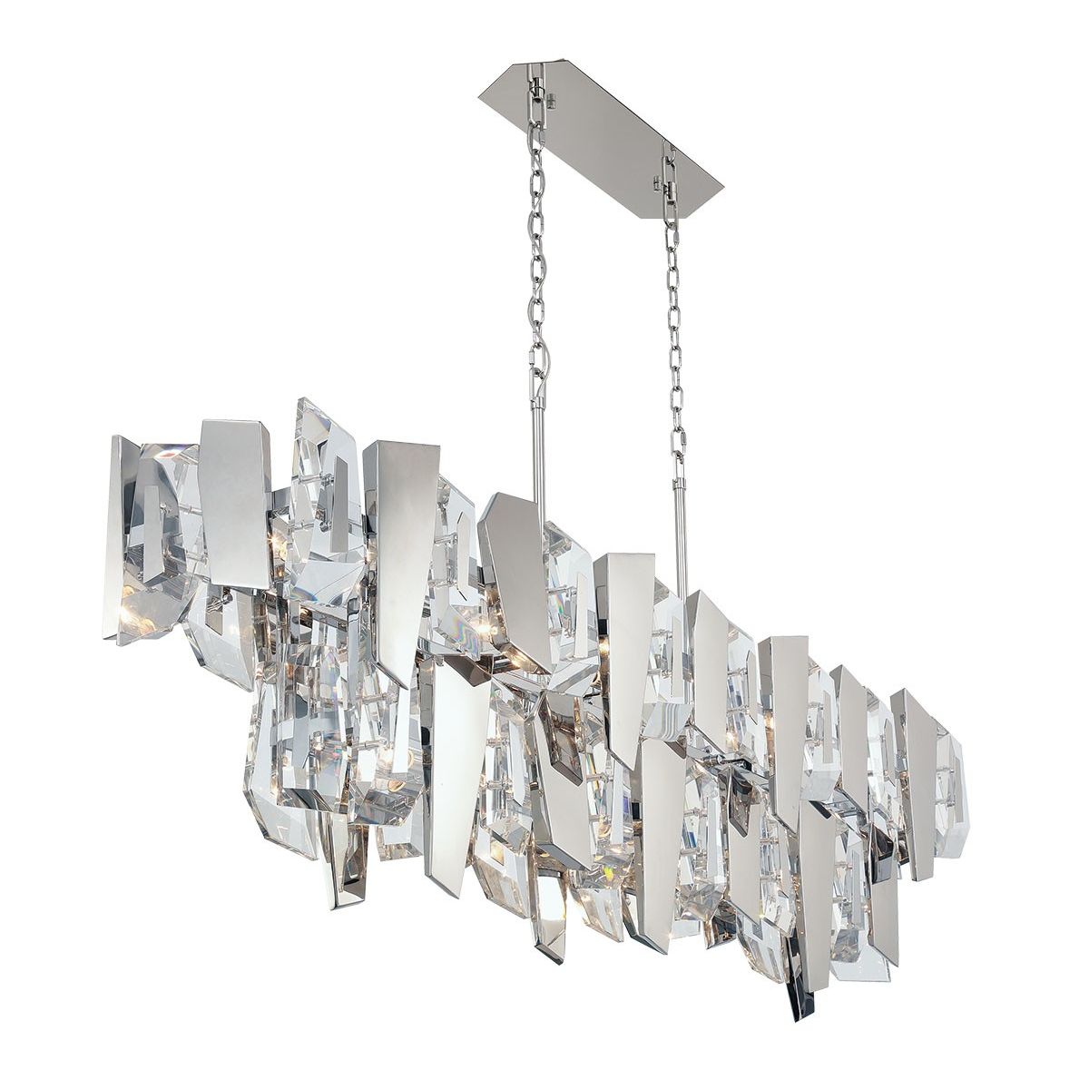 Lib & Co. Canada - 12404-01 - 14 Light Linear Chandelier - Castellana - Chrome