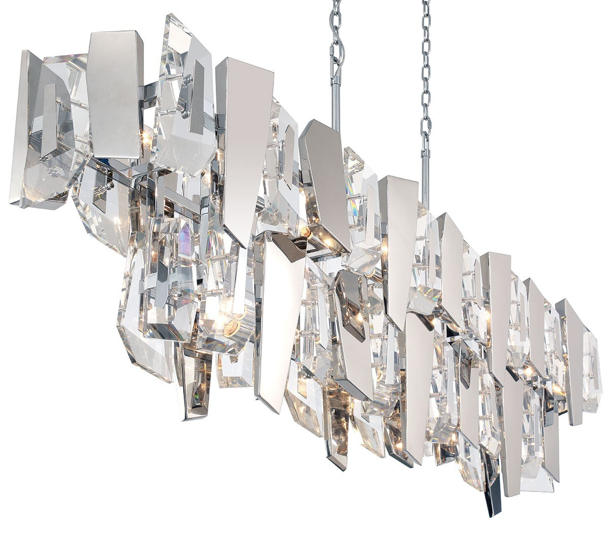 Lib & Co. Canada - 12404-01 - 14 Light Linear Chandelier - Castellana - Chrome
