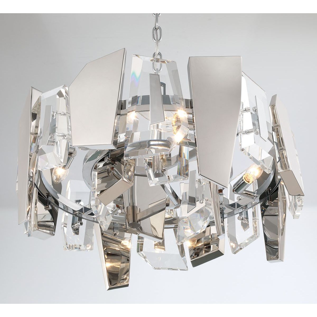 Lib & Co. Canada - 12405-01 - Four Light Convertible Ceiling Mount/Pendant - Castellana - Chrome