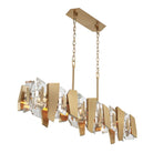 Lib & Co. Canada - 12214-037 - Six Light Linear Chandelier - Castellana - Brushed brass