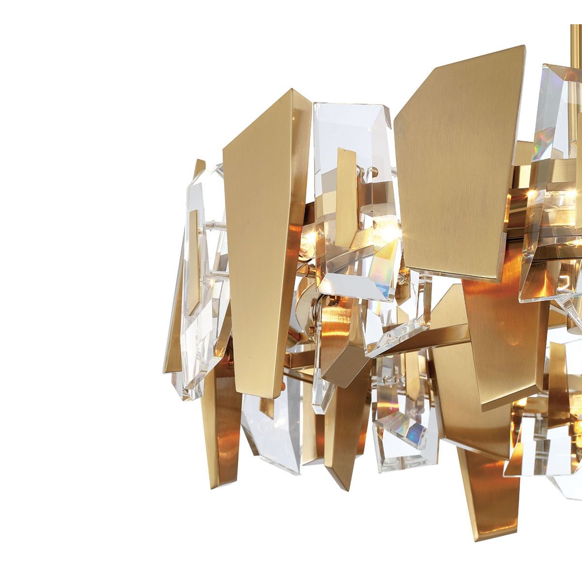 Lib & Co. Canada - 12215-037 - Eight Light Chandelier - Castellana - Brushed brass