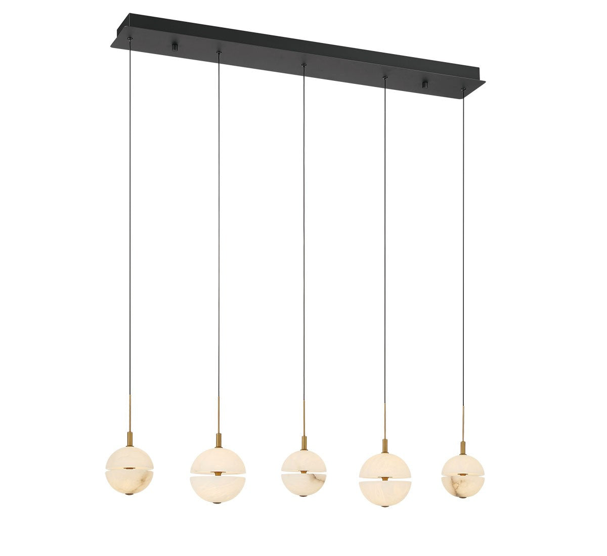 Lib & Co. Canada - 12375-02 - LED Chandelier - Corfu - Black