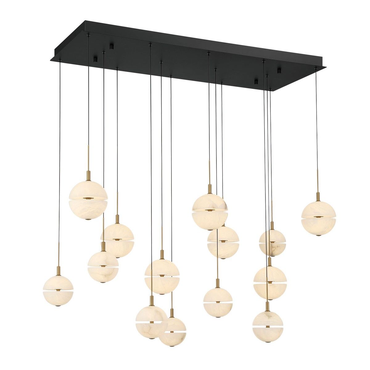 Lib & Co. Canada - 12377-02 - LED Suspendu - Corfou - Noir
