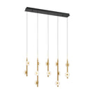 Lib & Co. Canada - 12364-02 - LED Chandelier - Etna - Black
