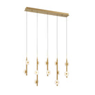 Lib & Co. Canada - 12364-030 - LED Chandelier - Etna - Painted antique brass
