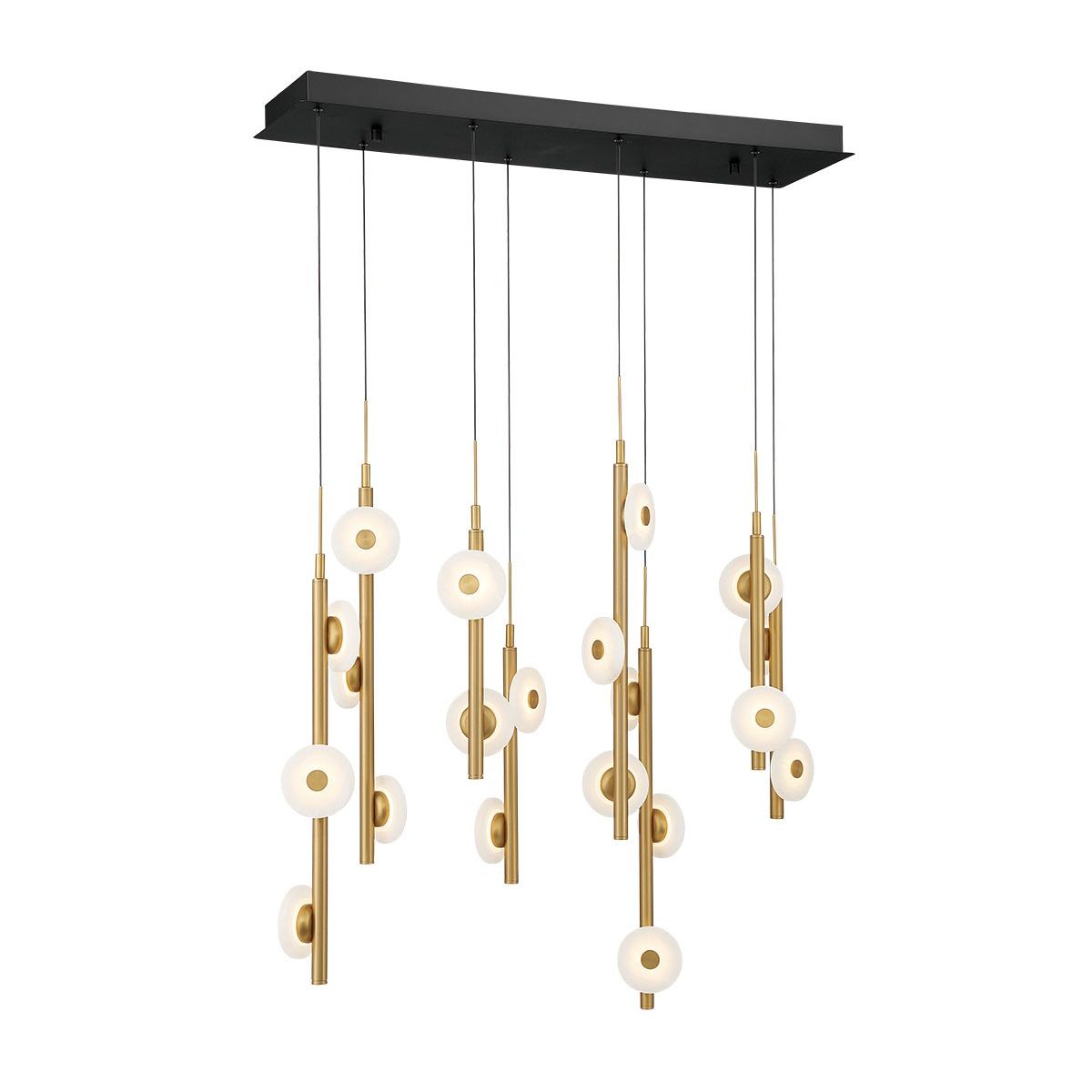 Lib & Co. Canada - 12365-02 - LED Chandelier - Etna - Black