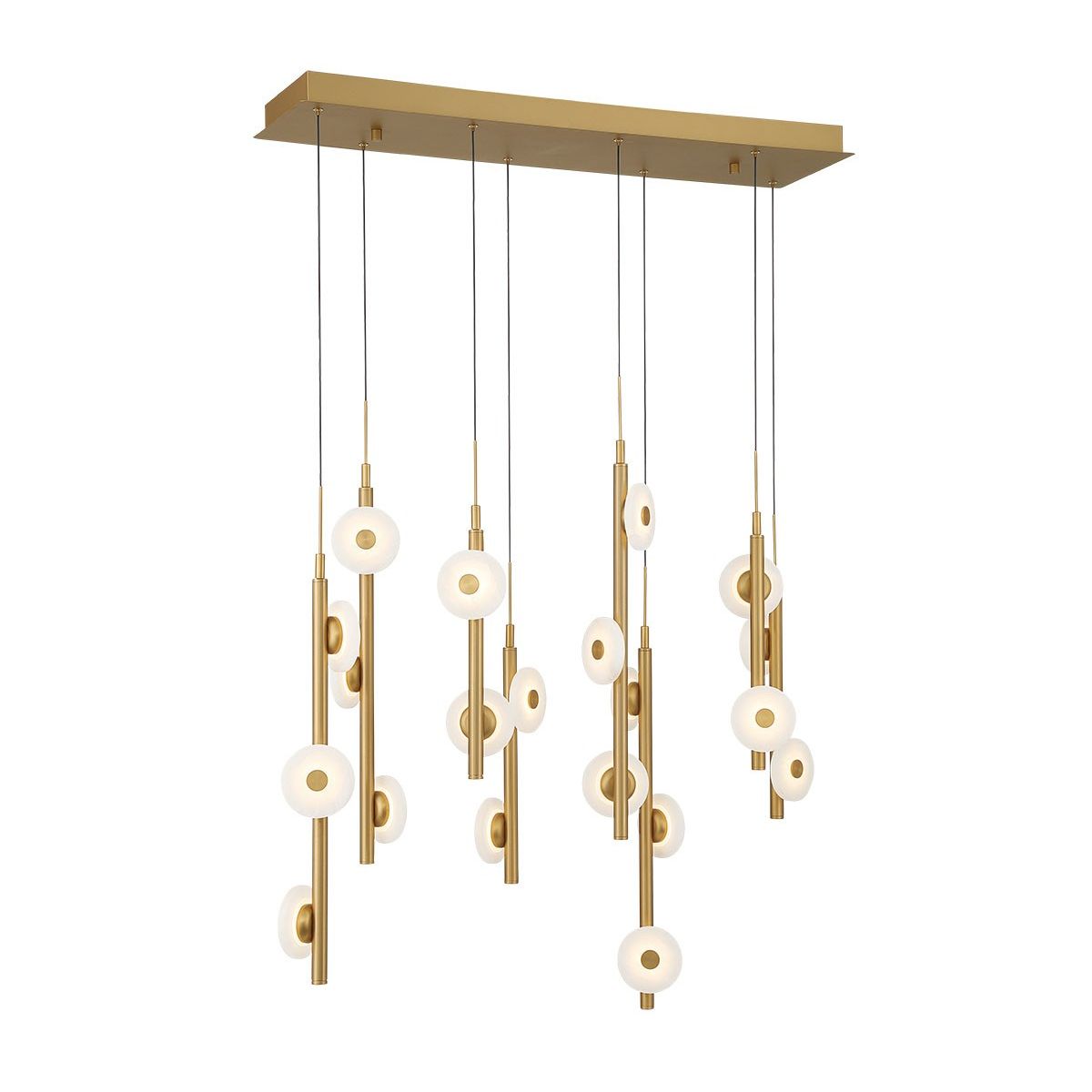 Lib & Co. Canada - 12365-030 - LED Chandelier - Etna - Painted antique brass