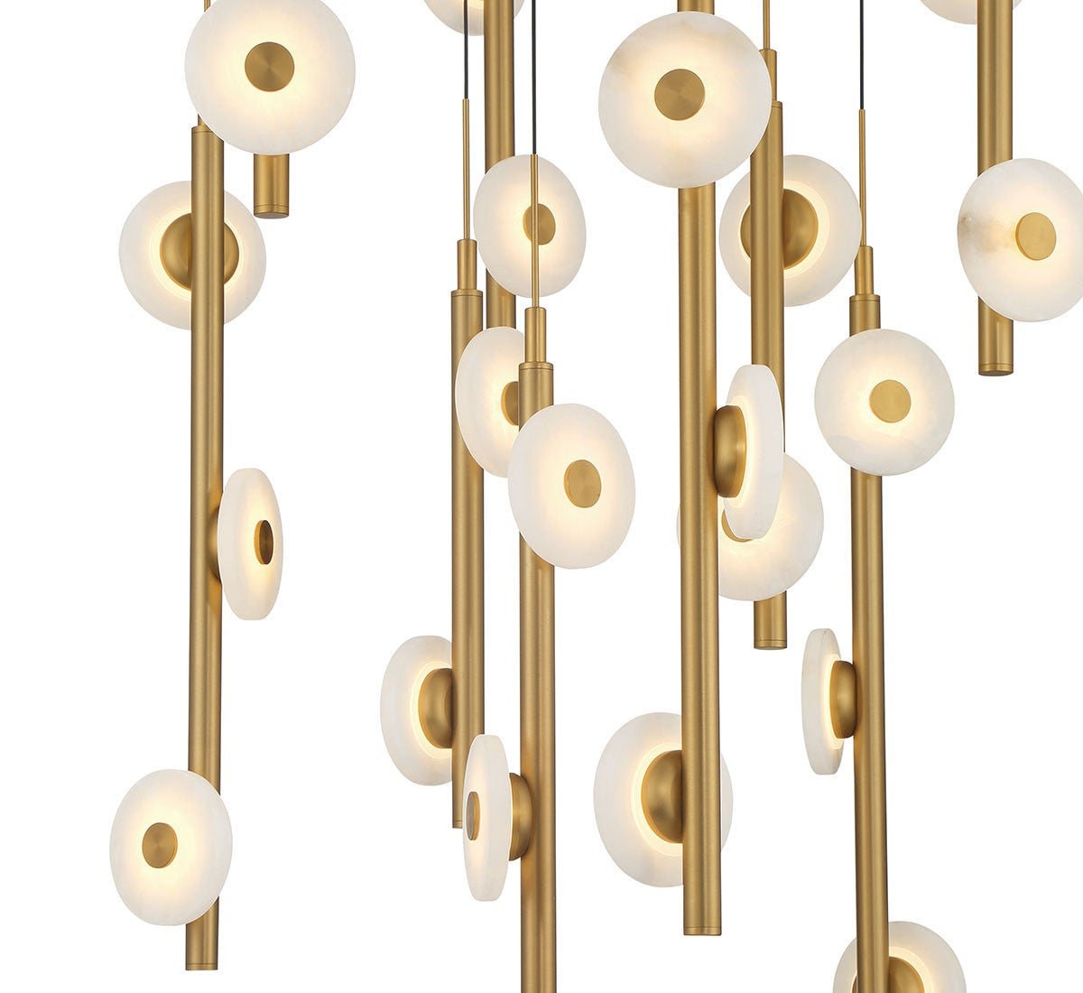Lib & Co. Canada - 12365-030 - LED Chandelier - Etna - Painted antique brass