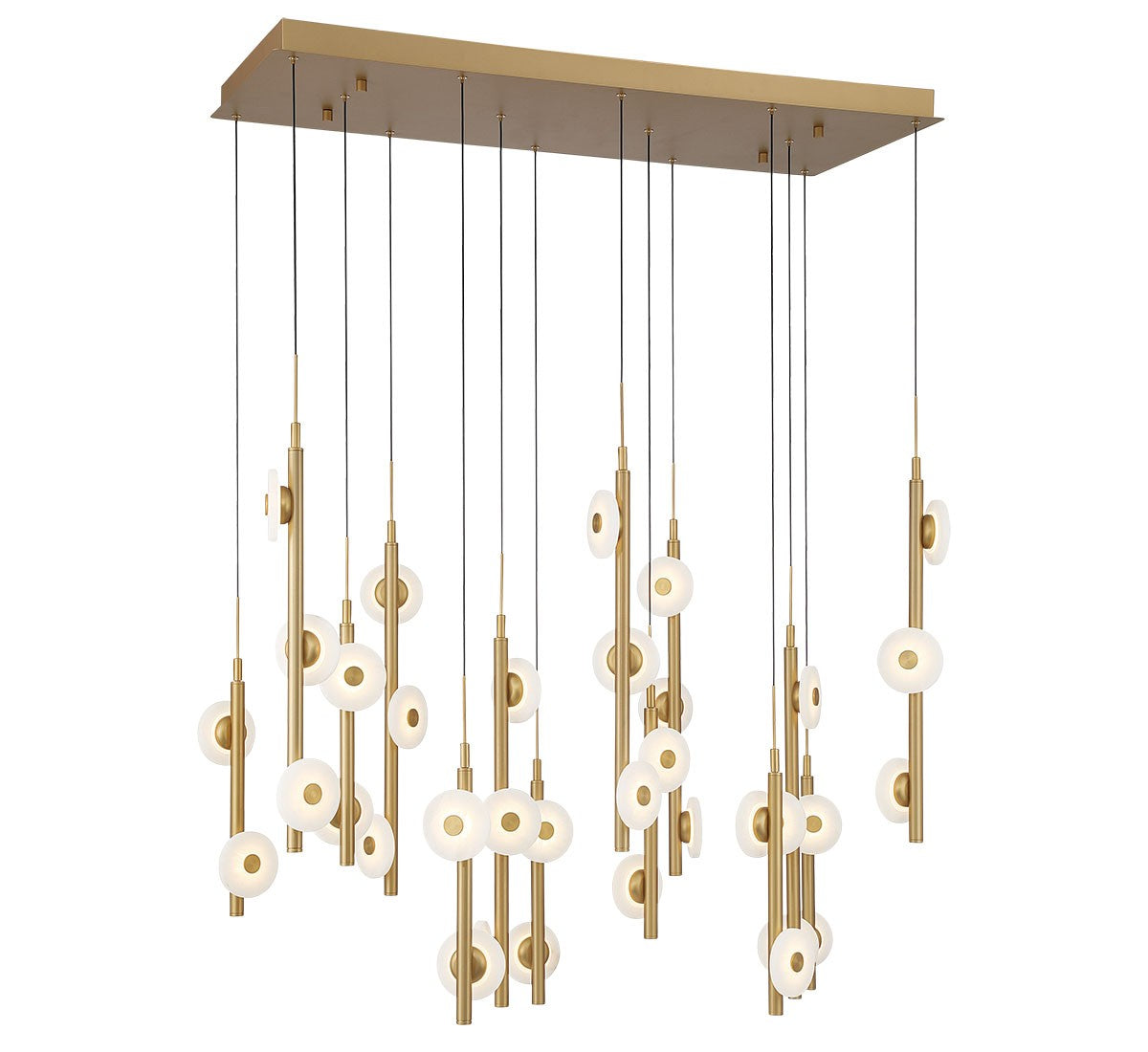 Lib & Co. Canada - 12366-030 - LED Chandelier - Etna - Painted antique brass