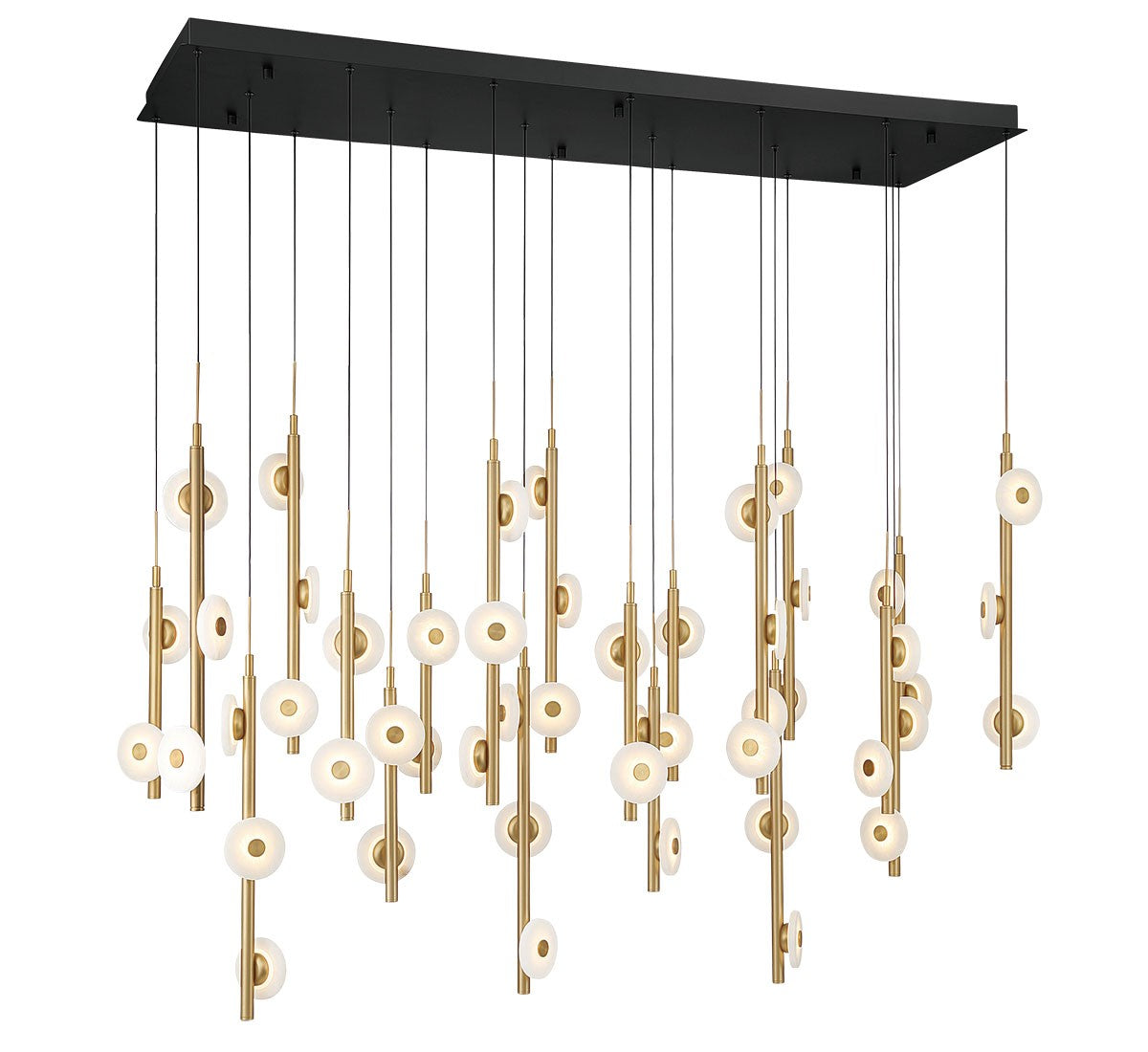 Lib & Co. Canada - 12367-02 - LED Chandelier - Etna - Black