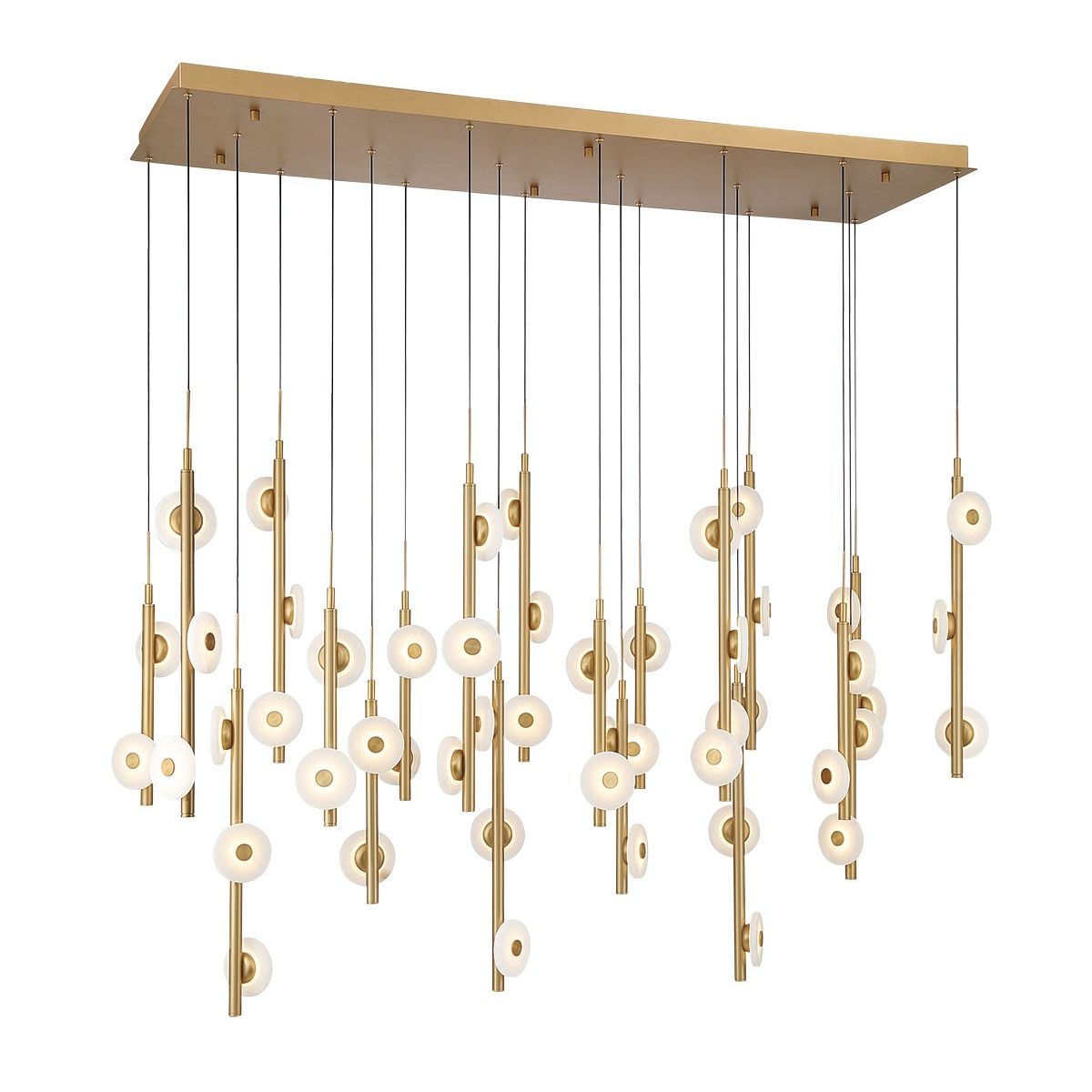 Lib & Co. Canada - 12367-030 - LED Chandelier - Etna - Painted antique brass