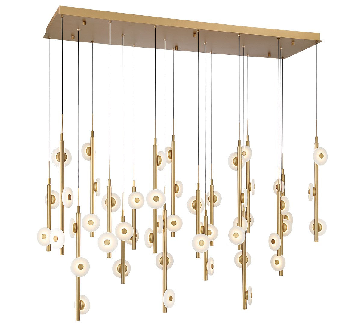 Lib & Co. Canada - 12367-030 - LED Chandelier - Etna - Painted antique brass