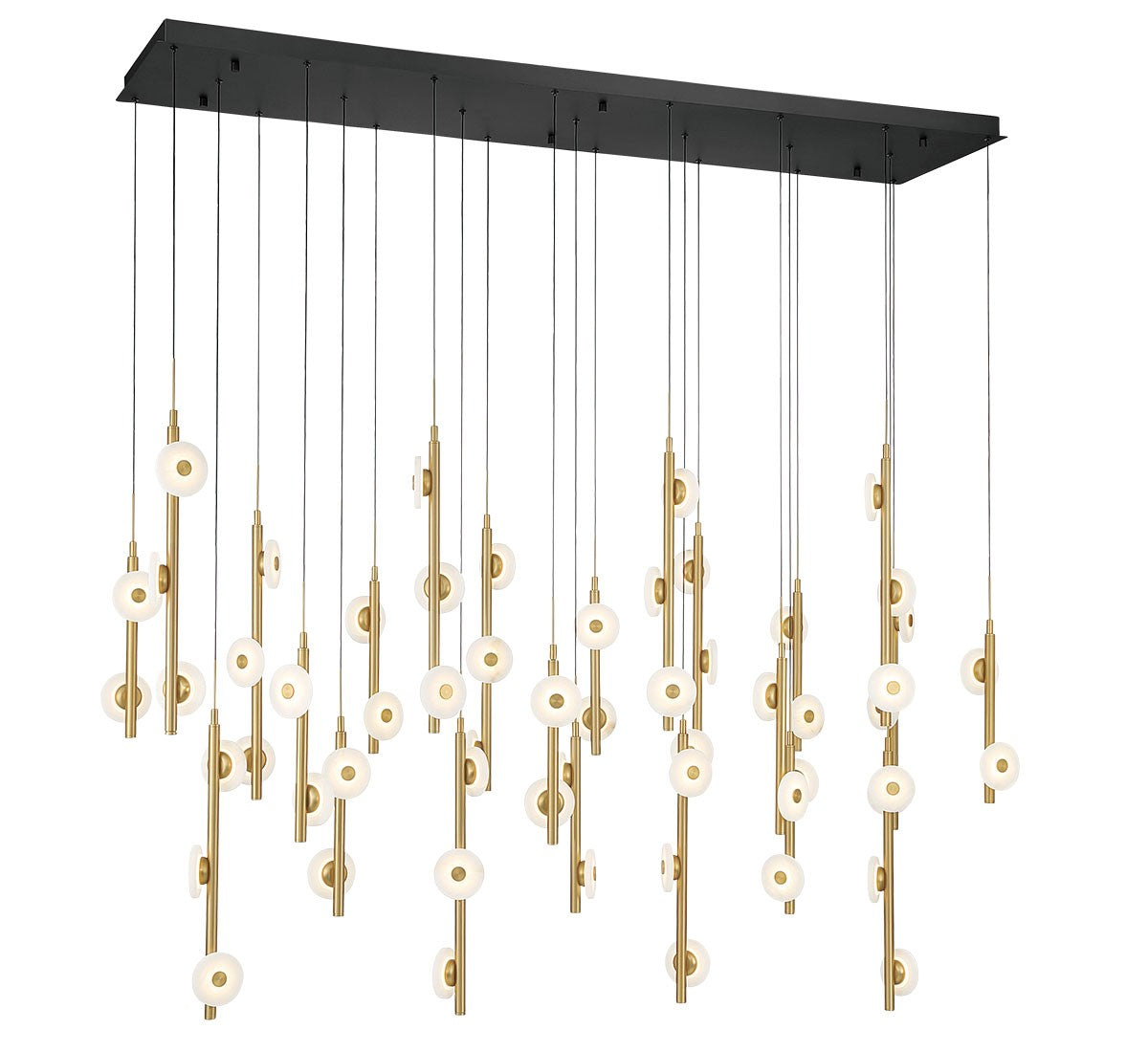 Lib & Co. Canada - 12368-02 - LED Chandelier - Etna - Black