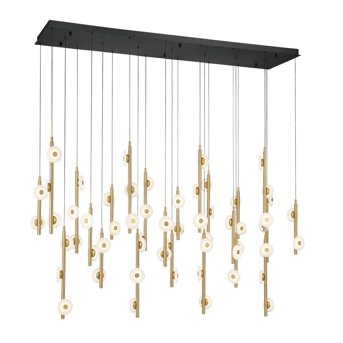 Lib & Co. Canada - 12368-02 - LED Chandelier - Etna - Black