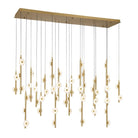 Lib & Co. Canada - 12368-030 - LED Chandelier - Etna - Painted antique brass