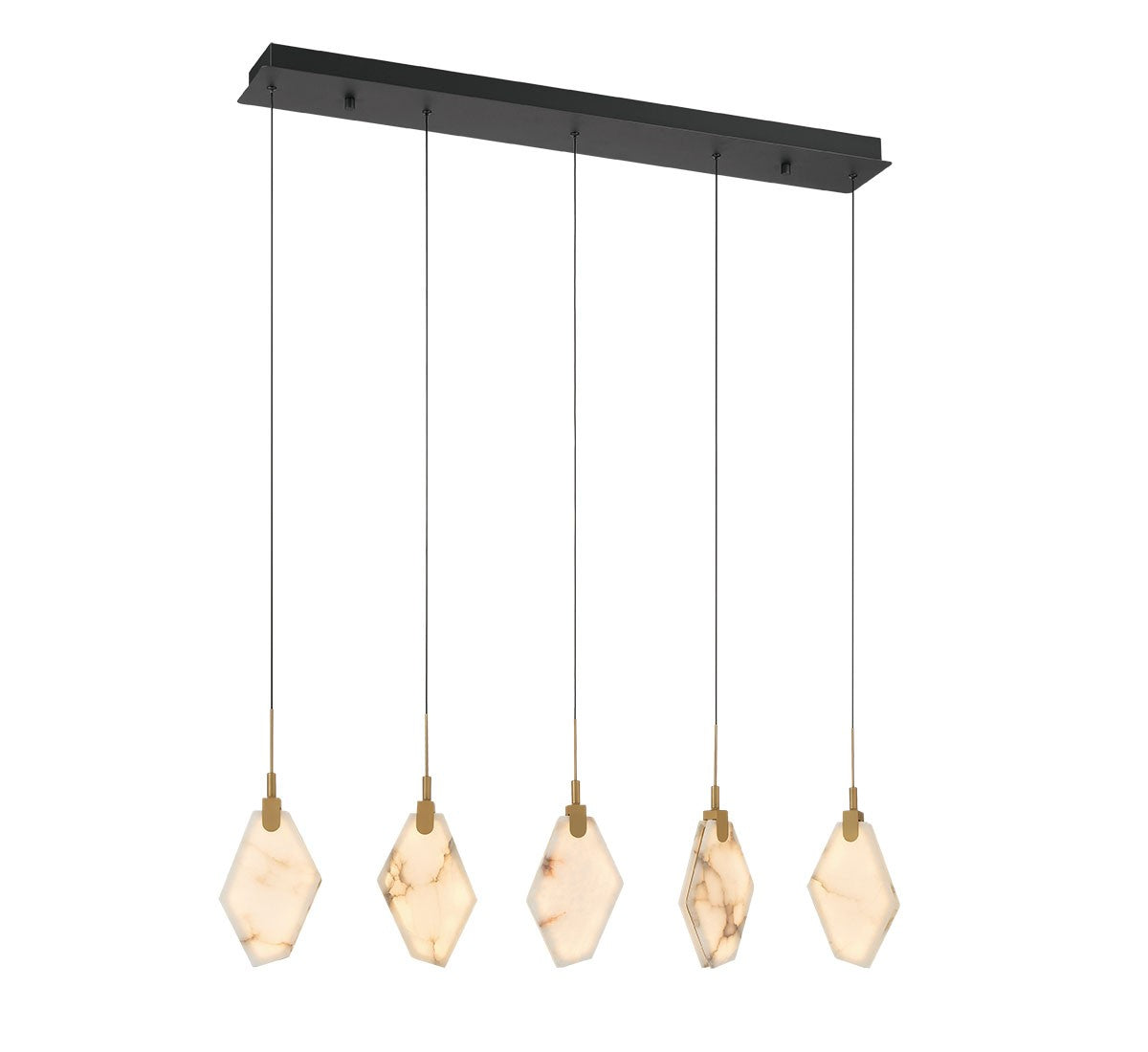 Lib & Co. Canada - 12386-02 - LED Chandelier - Kosmos - Black