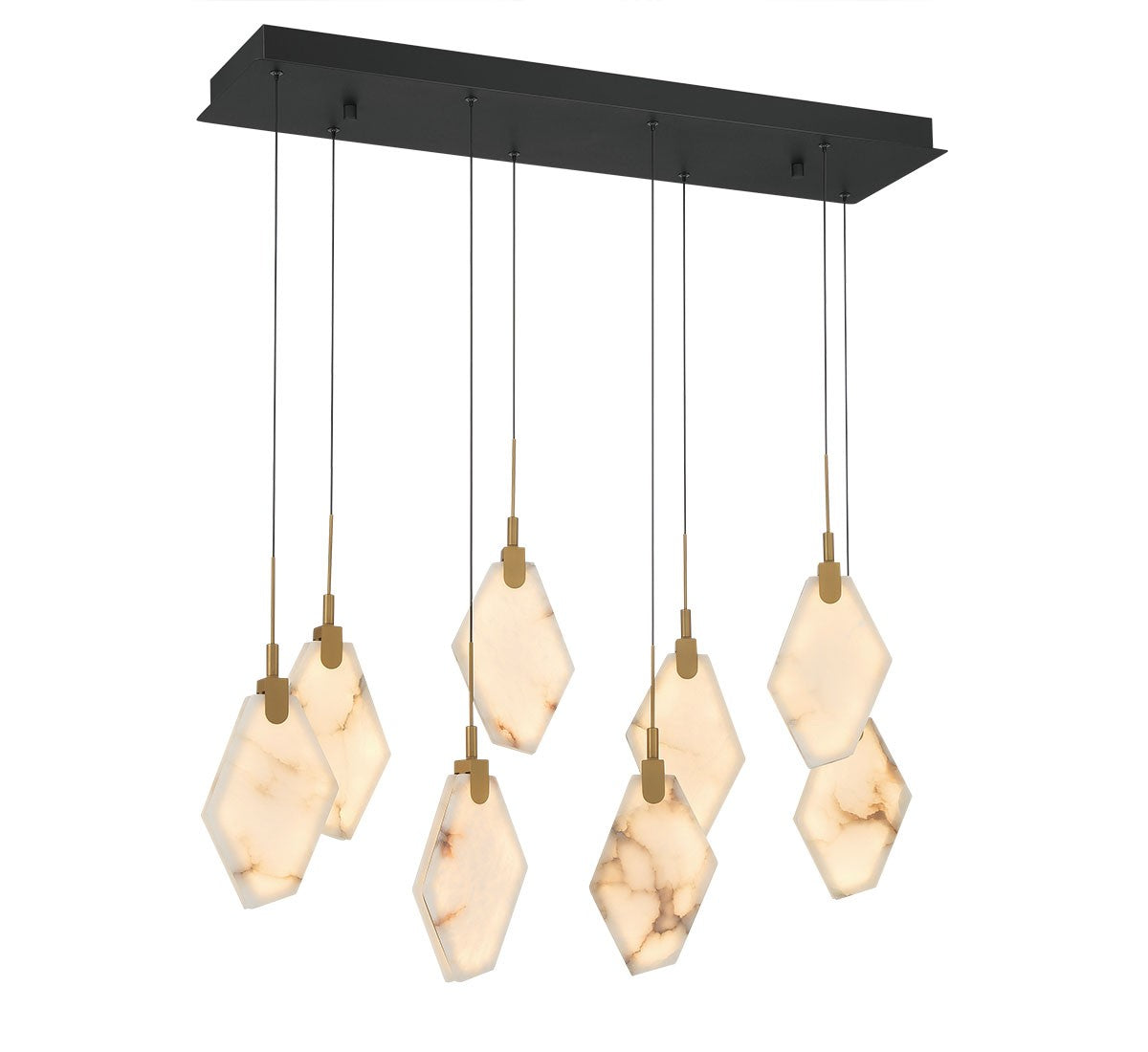 Lib & Co. Canada - 12387-02 - LED Chandelier - Kosmos - Black
