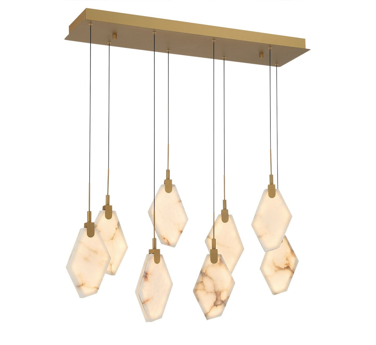 Lib & Co. Canada - 12387-030 - LED Chandelier - Kosmos - Painted antique brass