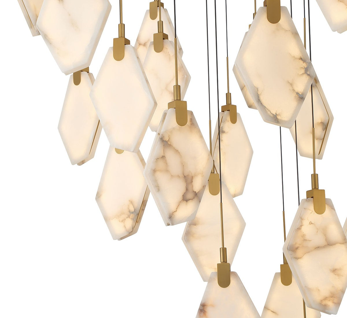 Lib & Co. Canada - 12384-030 - LED Chandelier - Kosmos - Painted antique brass