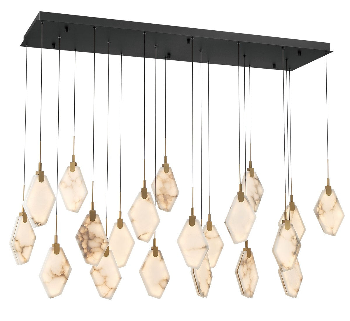 Lib & Co. Canada - 12389-02 - LED Chandelier - Kosmos - Black