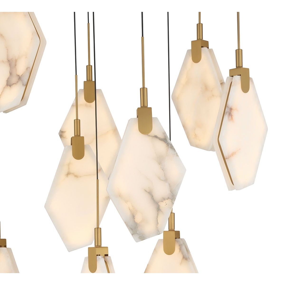 Lib & Co. Canada - 12385-030 - LED Chandelier - Kosmos - Painted antique brass