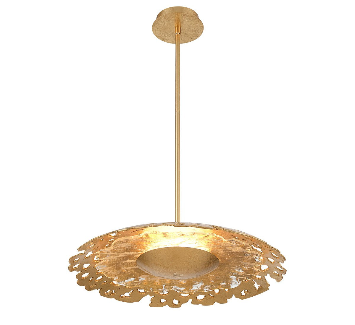 Lib & Co. Canada - 12319-028 - LED Chandelier - Lipari - Gold leaf