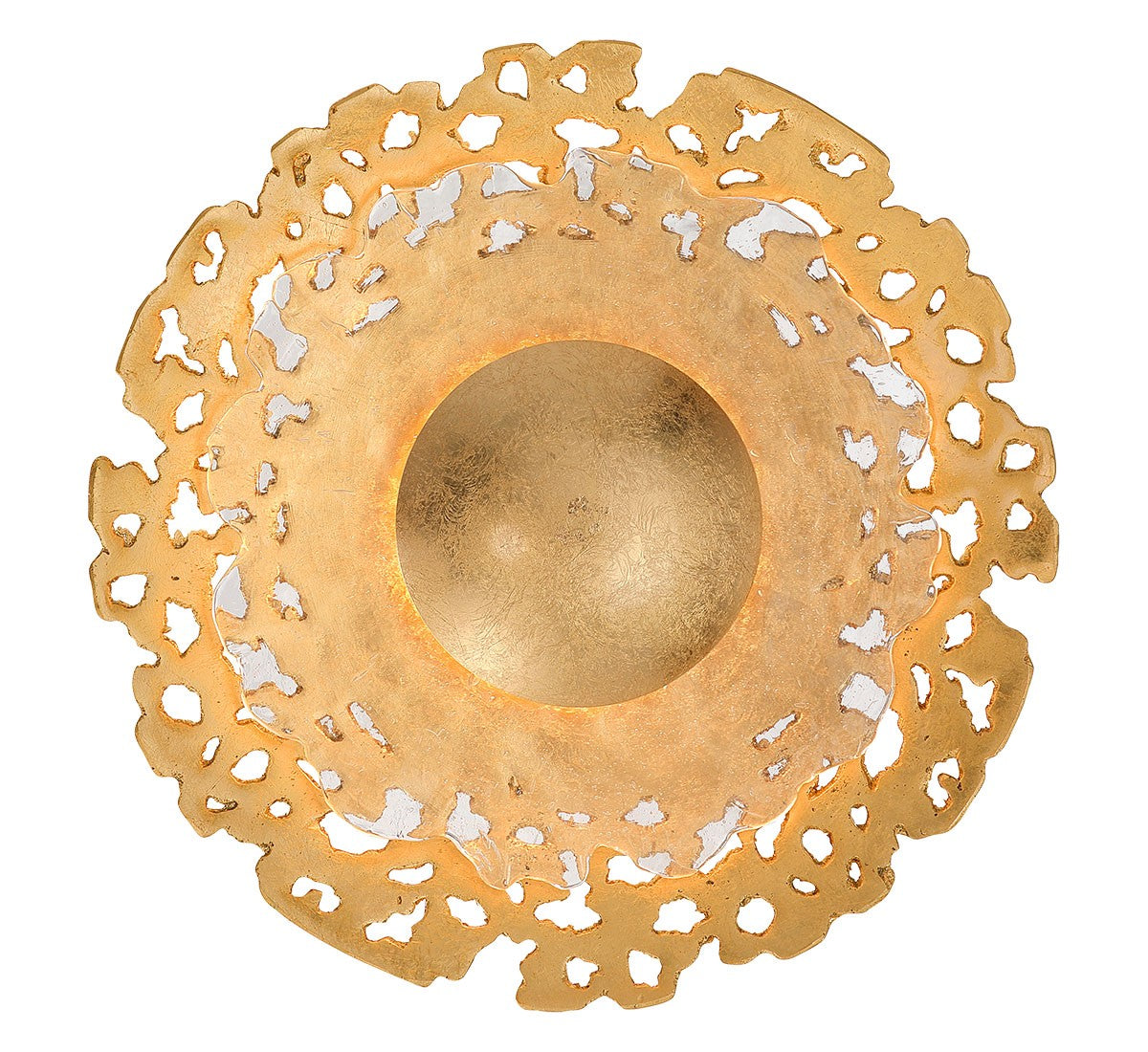 Lib & Co. Canada - 12319-028 - LED Suspendu - Lipari - Feuille d'or