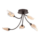 Lib & Co. Canada - 12309-043 - LED Ceiling Mount - Modena - Black with gold accent