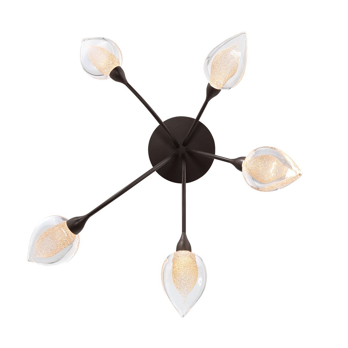 Lib & Co. Canada - 12309-043 - LED Ceiling Mount - Modena - Black with gold accent