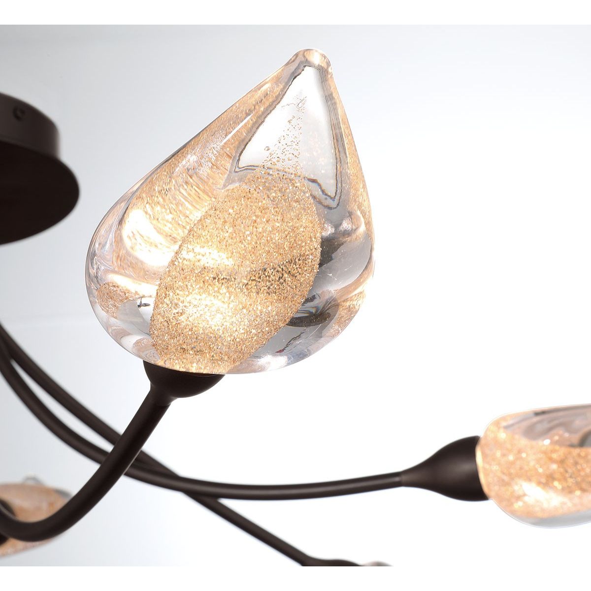 Lib & Co. Canada - 12310-043 - LED Ceiling Mount - Modena - Black with gold accent