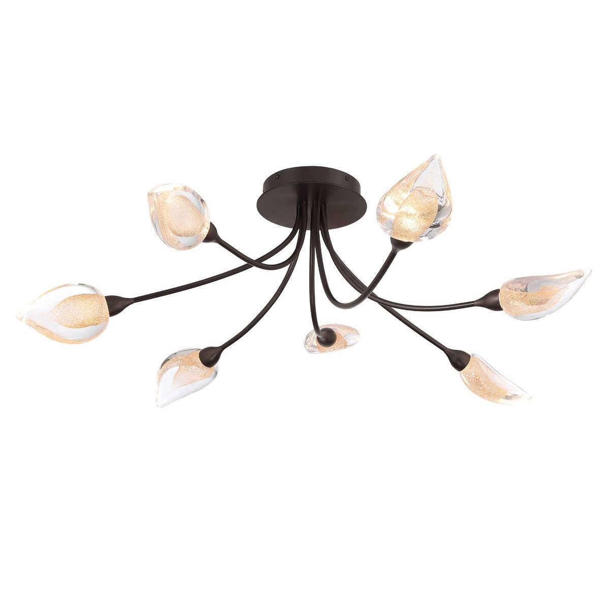 Lib & Co. Canada - 12310-043 - LED Ceiling Mount - Modena - Black with gold accent